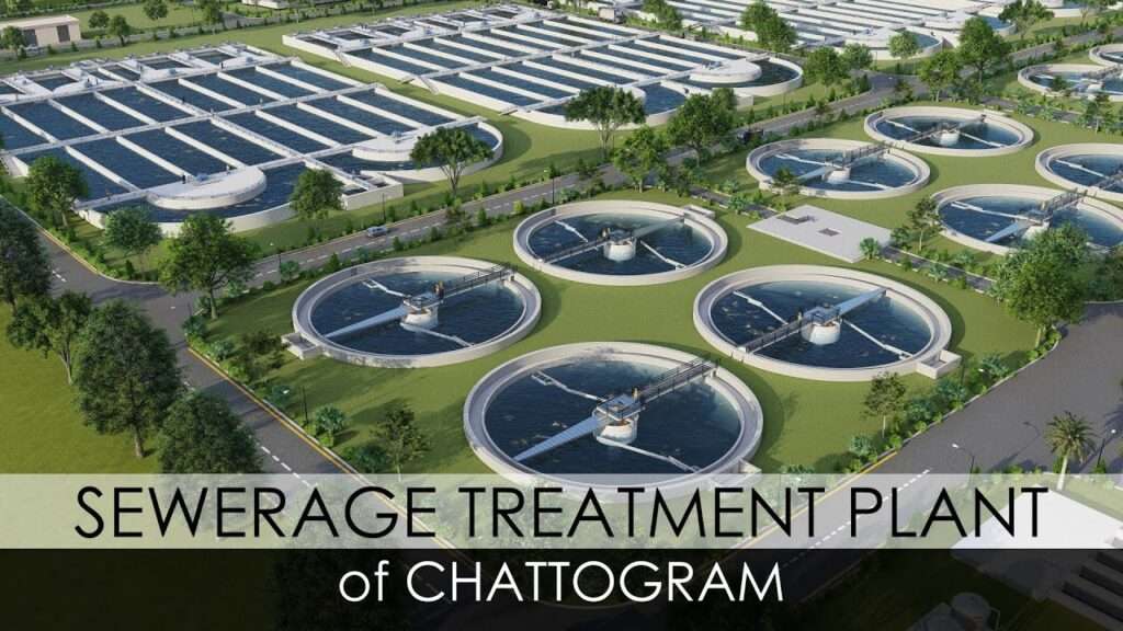 Sewerage System in Chittagong Metropolitan PHASE-1/W2 – Construction site by JV of Zhongnan Engineering and SINOHYDRO, April 2024